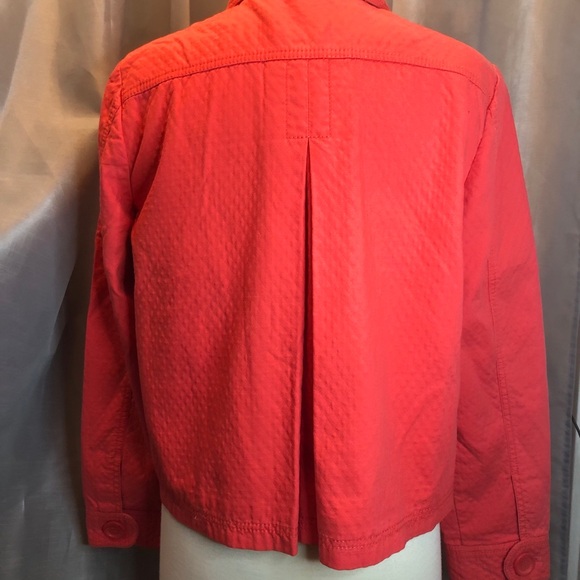 Liz Claiborne jacket. Thin quilt swingy hip length size large petite - Picture 10 of 16